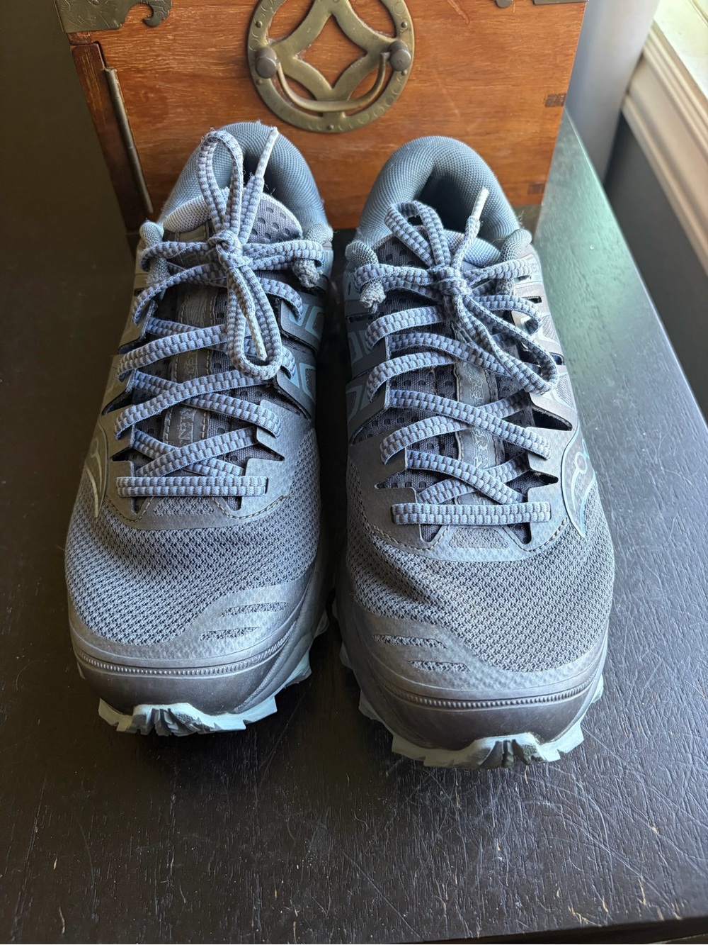 Saucony Women’s Trail Running Shoes - Light Gray Blue